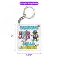 thumbnail image 5 of Back to School Pitbull Goodbye Kindergarten Hello 1st Grade Acrylic Keychain Terrier Dog Lover Collar Charm Tag Keyring - 02011, 5 of 5