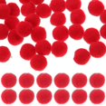 thumbnail image 1 of 250pcs Multi-use Pompom Balls Diy Crafts Pom Poms Diy Arts Red Pom Pom Balls, 1 of 2