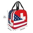 thumbnail image 2 of Pofeuu USA Switzerland Print Lunch Bag Lunch Box Large Capacity Insulated Lunch Bag for Adult, Leakproof Reusable Lunch Tote Bags for Work, 2 of 5