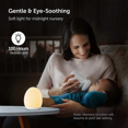 thumbnail image 4 of VAVA LED Night Light Compatible with Children, Night Light Child USB Rechargeable Silicone Sleep Aid, Touch Control, Dimmable, SZRH A F, 4 of 5