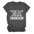 thumbnail image 1 of B91xZ Mignon Womens Tops T-Shirt Col Carré Double Doublure Basique Ajusté, Gris Foncé S, 1 of 2