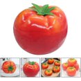 thumbnail image 4 of 10 piezas de tomates artificiales, figuras de tomates de espuma falsa, modelos de frutas realistas, decoración de fiesta de Navidad, fotos de frutas, 4 of 5