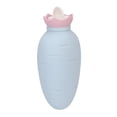 thumbnail image 4 of Bolsa de agua caliente con forma de zanahoria para aliviar el dolor de cuello. Bonita bolsa de agua caliente de silicona para cólicos menstruales. Color azul., 4 of 14