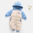 thumbnail image 2 of HIPYLO Coats for Toddler Girls Winter Coat for Toddler Christmas Suit 9-12 Month Baby Boy Clothes Baby Clothes Newborn Girl 3-6 Months Baby Girl, Blue 12-18 Months, 2 of 9