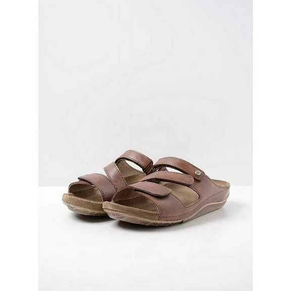 Wolky Women's Jasper Adjustable Sturdy Strap Sandals, Cognac, Size EU 36