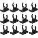 thumbnail image 1 of 12pcs Plastic Kitchen Leg Plinth Clip Furniture Leveler Chairs Raiser Retainer, 1 of 3