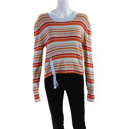 

Pre-owned|27 Miles Women s Long Sleeve Striped Pullover Multicolor Size Medium