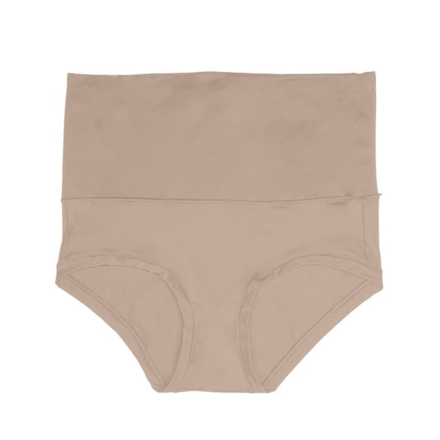 Pantaleta Ilusión para Dama, con Control Medio Café Talla CH