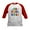 Red/White, variant on CafePress - Bright Colors 3Rd Grade Kids Baseball Jersey - Kids Cotton Baseball Jersey, 3/4 Sleeve Shirt