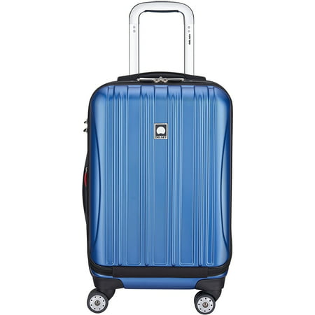 DELSEY Paris Helium Aero Hardside Expandable Luggage with Spinner Wheels, Blue Textured, Carry-On 19 Inch