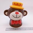 thumbnail image 2 of WitnyStore Coin Bank 5" Brown Monkey Yellow Hat - Hand Made Painted Ceramic Money Saving Piggy Banks Removable Coins Container Storage Cute Colorful Porcelain Decorative Figure Collectible Décor Gifts, 2 of 8