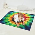 thumbnail image 2 of Rainbow Tie Dye Mandala Pattern Blanket,Comfortable Soft Flannel Throw Blanket,All Season,Warm Lightweight Blankets for Sofa Bed Couch Living Room Chair,30"x40", 2 of 4