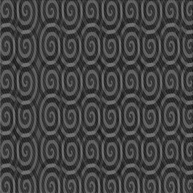 Ahgly Company Machine Washable Indoor Square Transitional Charcoal Black Area Rugs, 8' Square