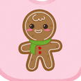 thumbnail image 4 of Inktastic Gingerbread Christmas Boys or Girls Baby Bib, 4 of 4