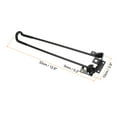 thumbnail image 2 of Uxcell Foldable Hairpin Legs, 12.6" Length Metal Coffee Table Furniture Legs, Black 4 Pack, 2 of 6