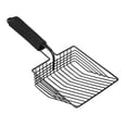 thumbnail image 4 of Pala de Metal para arena de gato, pala de mango cómodo, Herramientas de limpieza de inodoro de acero inoxidable, 4 of 5