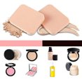 thumbnail image 4 of Esponja de maquillaje de 20 piezas, esponja de látex para base líquida seca y húmeda reutilizable, cosmética (colores naturales) ER, 4 of 5