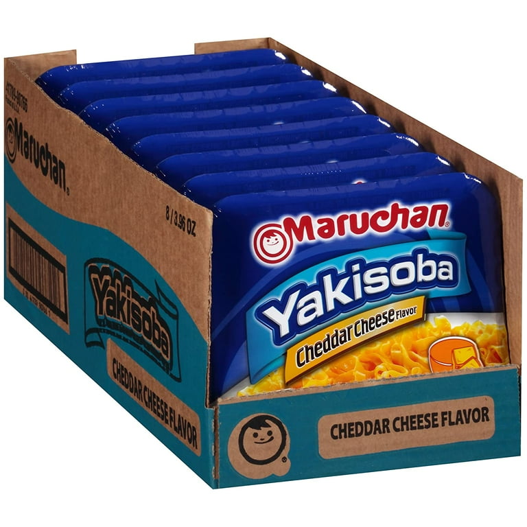 Maruchan Yakisoba Cheddar Cheese Flavor, 3.96 Oz, Pack of 8, (4178990766)  3.96 Ounce (Pack of 8) Chedder cheese