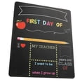 thumbnail image 1 of Black Chalkboard Sign for Classroom Decor Preschool or Kindergarten Use Wood Material 6.5x9 Inches, 1 of 5