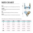 thumbnail image 4 of Kdxio Giraffe Come Out From Zipper Print Women's 2 Piece High Waisted Wrap Spaghetti Strap Summer Swimsuit Bikini Set-Medium, 4 of 7
