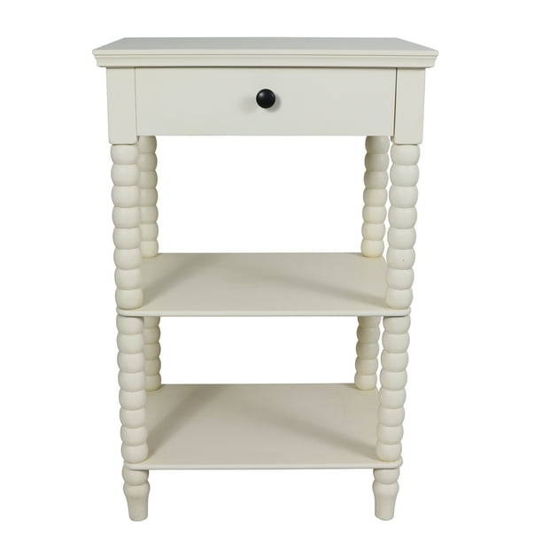 Antique White Spindle Side Table Walmart Com Walmart Com