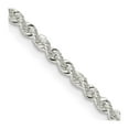 thumbnail image 1 of Quality Gold QDR040-26 Sterling Silver 2.3 mm Solid 26 in. Rope Chain, 1 of 1