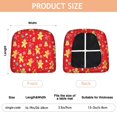 thumbnail image 3 of Red Christmas Gingerbread Man Seat Covers for Dining Room Chairs Set Of 4,Stretch Printed Washable Chair Seat Cover with Elastic Ties and Button,Removable Waterproof Couch Cushion Covers, 3 of 6