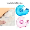 thumbnail image 3 of Amdohai Transparent Desktop Tape Cutter Tape Hand Use Practical Plastic Adhesive Tape Dispenser Portable Lightweight for, 3 of 6