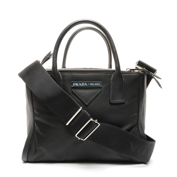 Pre-Owned Prada Concept 2-Way Shoulder Bag/Handbag, Black, WS27295