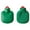 Green-Small size 350ml, variant on Small Size Hot Water Bottle With Soft Fleece Cover Warm Water Bag Hand and Bed Warmers for Winter Indoor Outdoor Cold Day