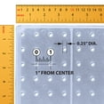 thumbnail image 4 of Azar 20"(H) x 8"(W) x 8"(D) 4-Sided Interlocking Pegboard Display Pink 703385-PNK, 4 of 4
