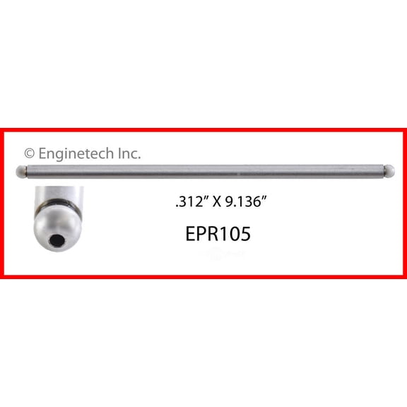 Enginetech EPR105 Engine Push Rod - 4 Pack