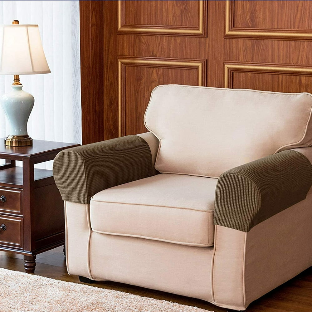 Armrest Covers AntiSlip Waterproof Furniture Protector Armchair Slipcovers for Recliner Sofa
