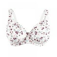 thumbnail image 6 of Valcatch Women's Underwire Bra Minimizer Floral Bra Unlined Unpadded Plus Size Full Coverage Bra, 6 of 8