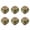 Leopard Green+Bronze, variant on HDJNal 6Pcs Farmhouse Ceramic Cabinet Knobs, Drawer Pulls for Kitchen Cupboard Dresser Closet, Screws Included