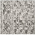 thumbnail image 2 of SAFAVIEH Adirondack Linnette Abstract Area Rug, Black/Silver, 4' x 4' Square, 2 of 6
