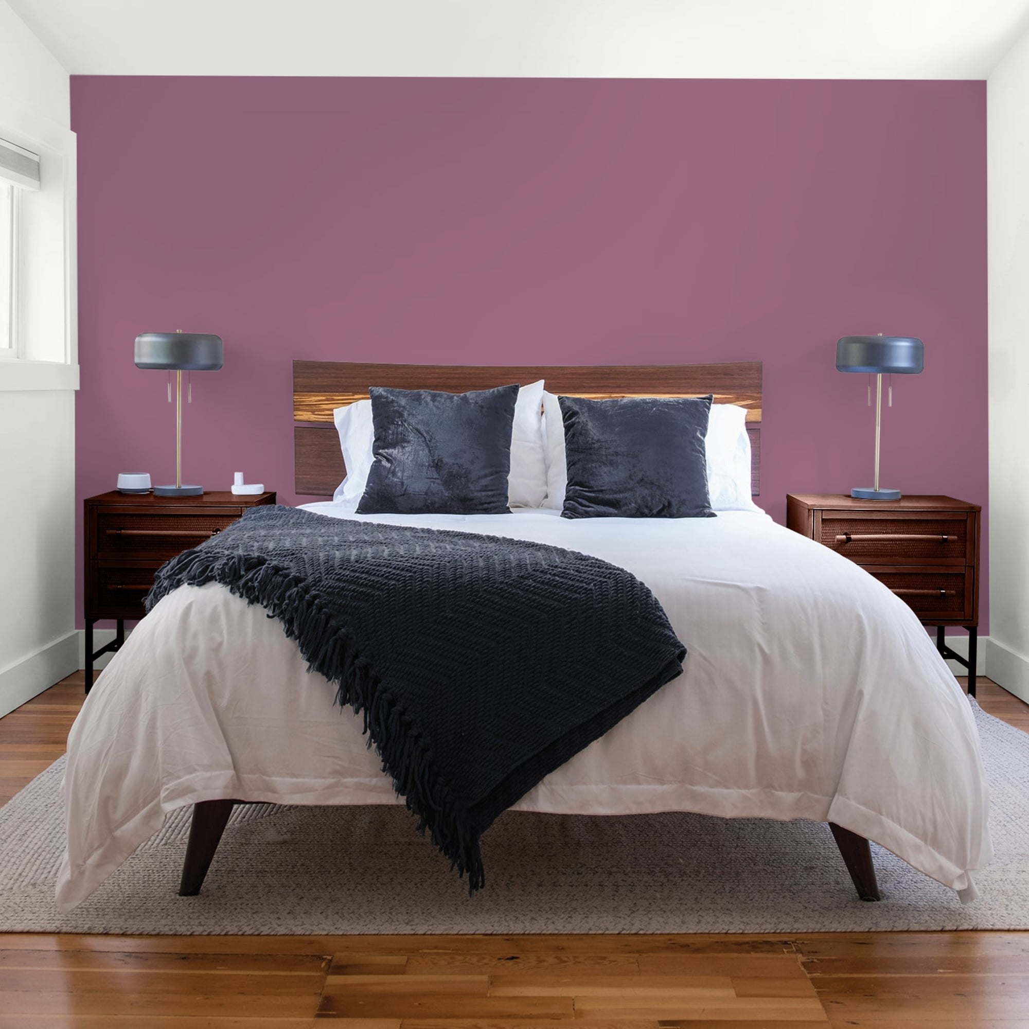 Glidden Spred Victorian Plum / Purple, Flat Interior Paint with Primer, 1 Gallon