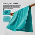 thumbnail image 3 of PROIRON Microfiber Towel, 64"x 32", Quick Dry, Super Absorbent, for Travel, Gym, Camping, Swimming - Teal, 3 of 8