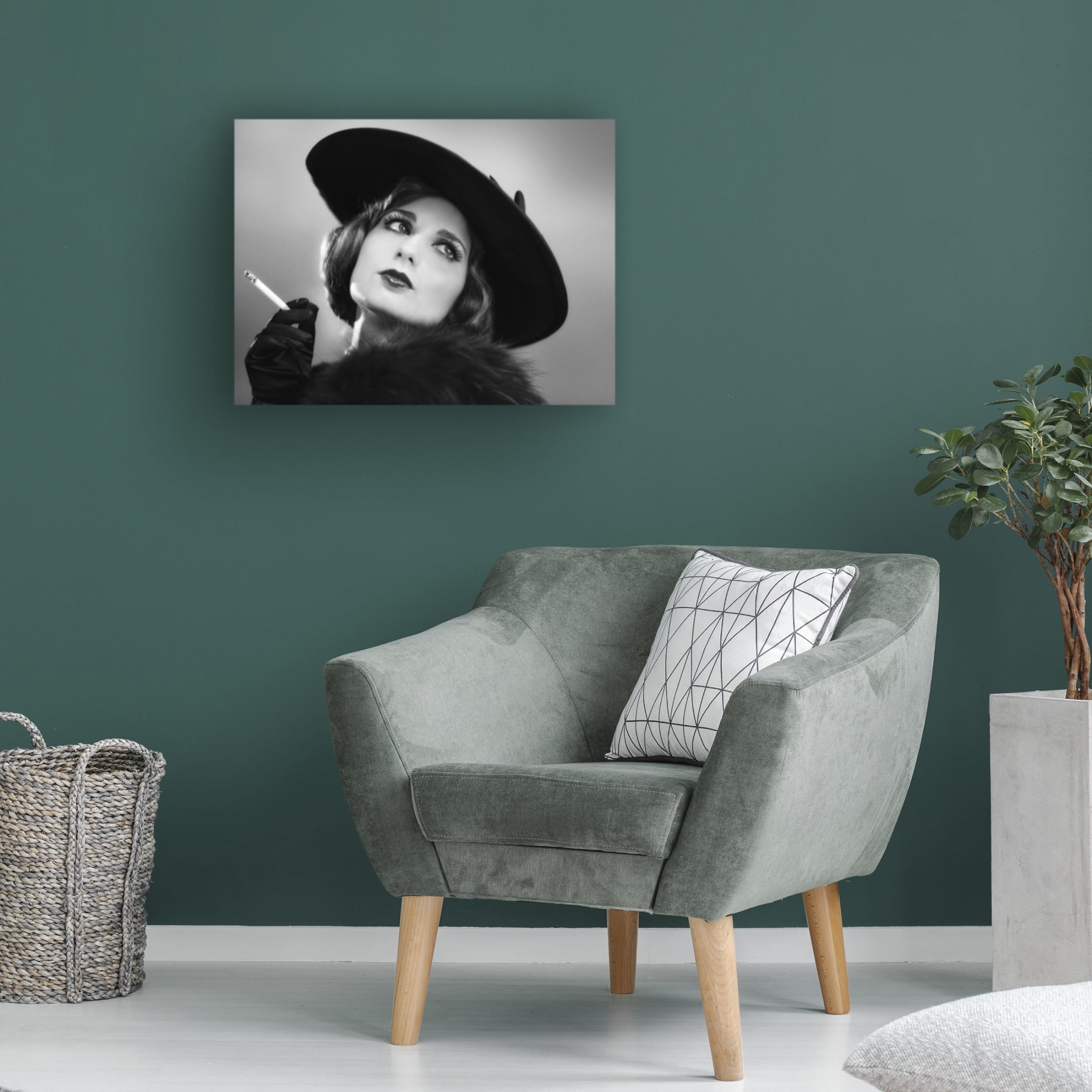 Canvas Wall Art - Peppe Tambe 'Desy6' Wall Art for Living Room, Bedroom, or Office D?cor by Trademark Fine Art - 19 x 14 Inches