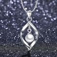 thumbnail image 6 of KDSJSXW Wedding Jewelry Zircon Necklaces And Earrings Set for Women Diamond Pendant Fashion Jewelry Anniversary Birthday Valentine's Day Gifts Gold Dainty Necklace (Silver,One Size), 6 of 6