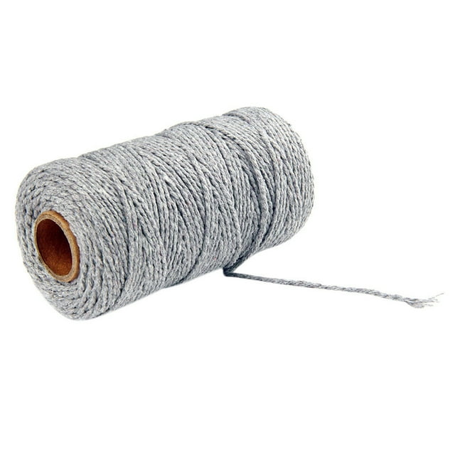 100m Long/100Yard Pure Cotton Twisted Cord Rope Crafts Macrame Artisan String