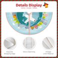 thumbnail image 5 of Bingfone Christmas Tree Skirt Mat Christmas Decoration Interior 48"-Dreaming Travel, 5 of 8