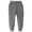 Dark Gray, variant on uikmnh Stylish Girls Pants Winter Sports Pants Elastic Waist Comfortable Long Trousers for Children Casual Outfit Size:2-3 Years