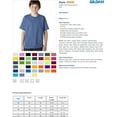 thumbnail image 3 of Gildan T-Shirt à Manches Courtes pour Garçon en Coton 100 pour Cent avec Encolure Rubanée - 5000B, 3 of 4