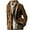 Brown, variant on ZCFZJW Mens Military Lapel Collar Jackets Casual Solid Color Long Sleeve Single Breasted Long Coat Outwear Tops with Multi-Big Pockets Army Green XXL
