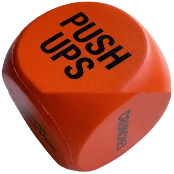 Dados de ejercicio dados compactos para decisiones de ejercicio PU de 27 pulgadas para entrenamiento cardiovascular HIIT