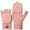 Pink gloves, variant on LangJing Winter Fingerless Gloves Mittens Women Cute Warm Knitted Gloves Convertible Mittens Flap for Texting Driving