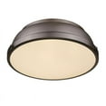 thumbnail image 3 of Duncan 14" Flush Mount in Rubbed Bronze with a Rubbed Bronze Shade, 3 of 4