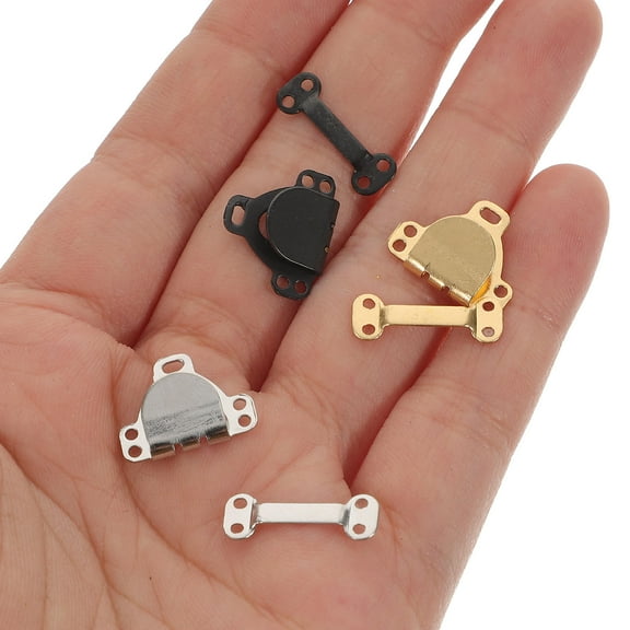 BESTOYARD 30Sets Trouser Fasteners Hook and Bar Metal Sewing Parts for Pants