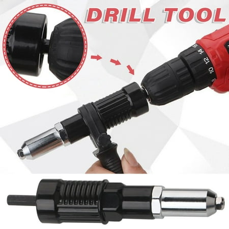 

Teissuly Electric Nut Riveting Tool Cordless Drill Adapter Electric Nail Accessories
